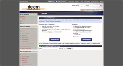 Desktop Screenshot of de.cm